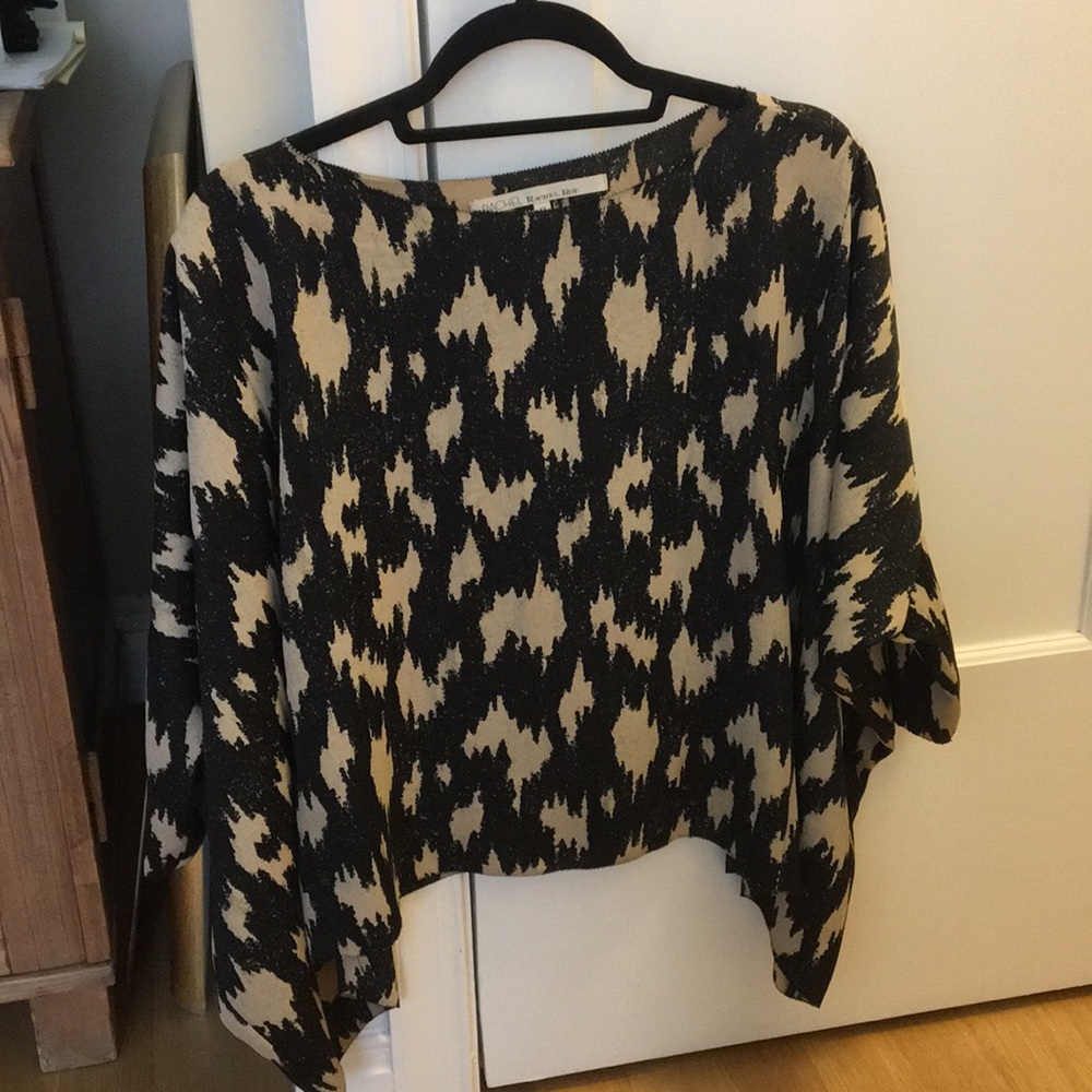 Silk oversized blouse